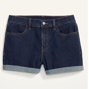 Mid-Rise Wow Jean Shorts